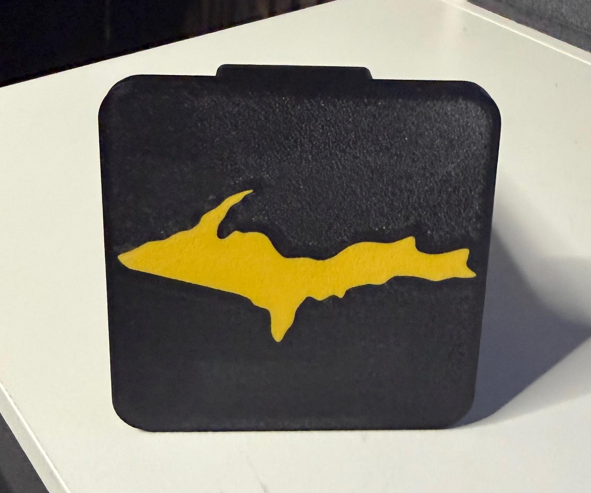Small Yooper Spirit Hitch Cover - 2" - Upper Peninsula of Michigan