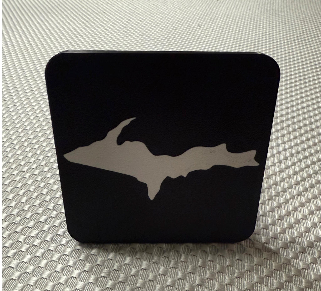 Small Yooper Spirit Hitch Cover - 2" - Upper Peninsula of Michigan