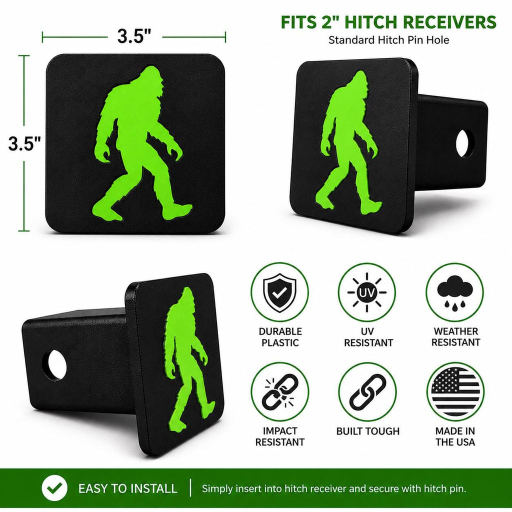 Small Sasquatch Spirit Hitch Cover - 2"