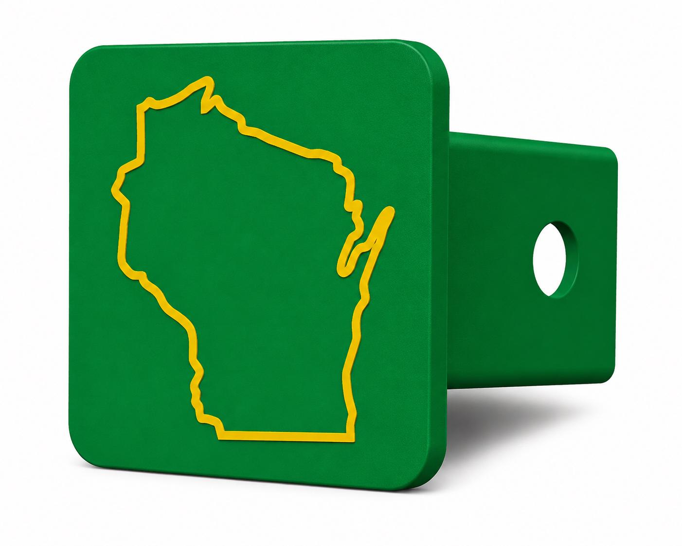 Wisconsin Spirit Hitch Cover – Durable Trailer Hitch Cover - 2"