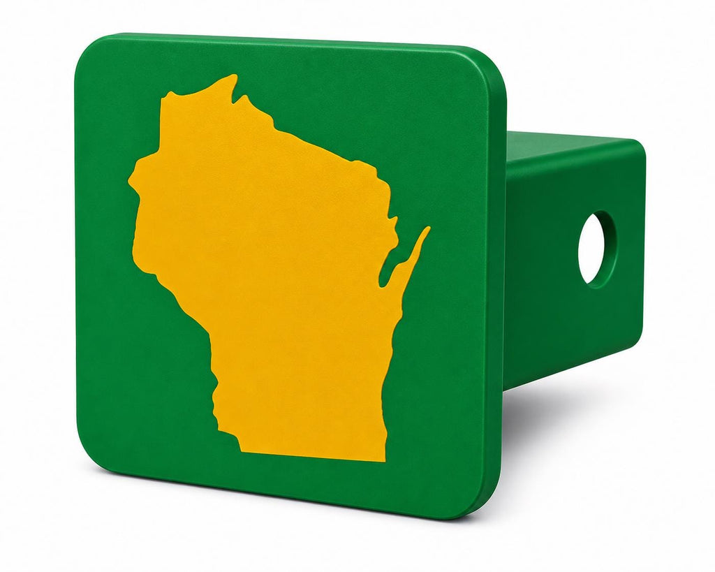 Wisconsin Spirit Hitch Cover – Durable Trailer Hitch Cover - 2"
