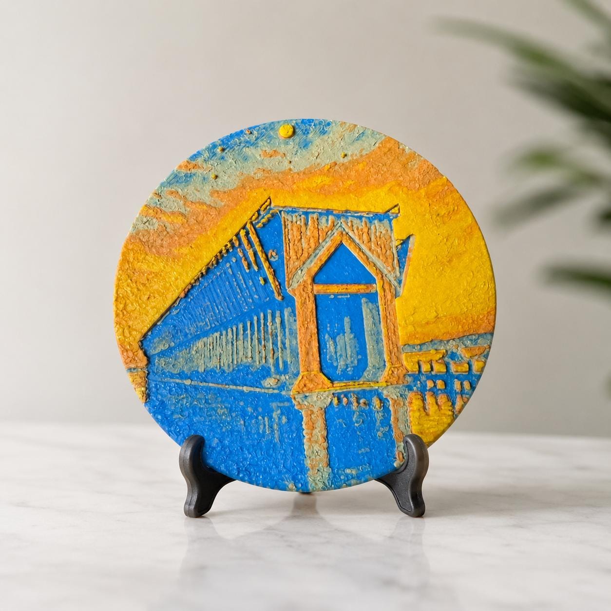 Marquette Ore Dock Coaster Set – 4pc with Holder, Cork Bottoms, Custom, UP Michigan Décor