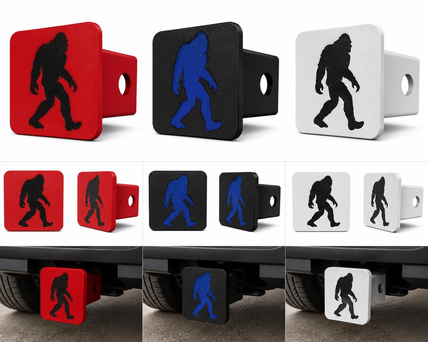 Small Sasquatch Spirit Hitch Cover - 2"