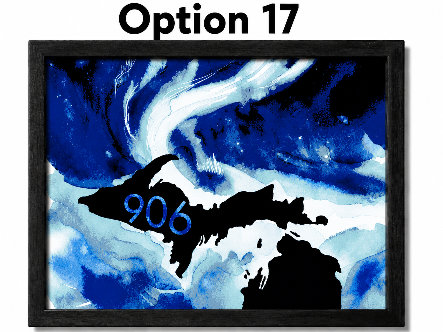 Upper Peninsula Michigan 906 HueForge Filament Painting