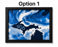 Upper Peninsula Michigan 906 HueForge Filament Painting
