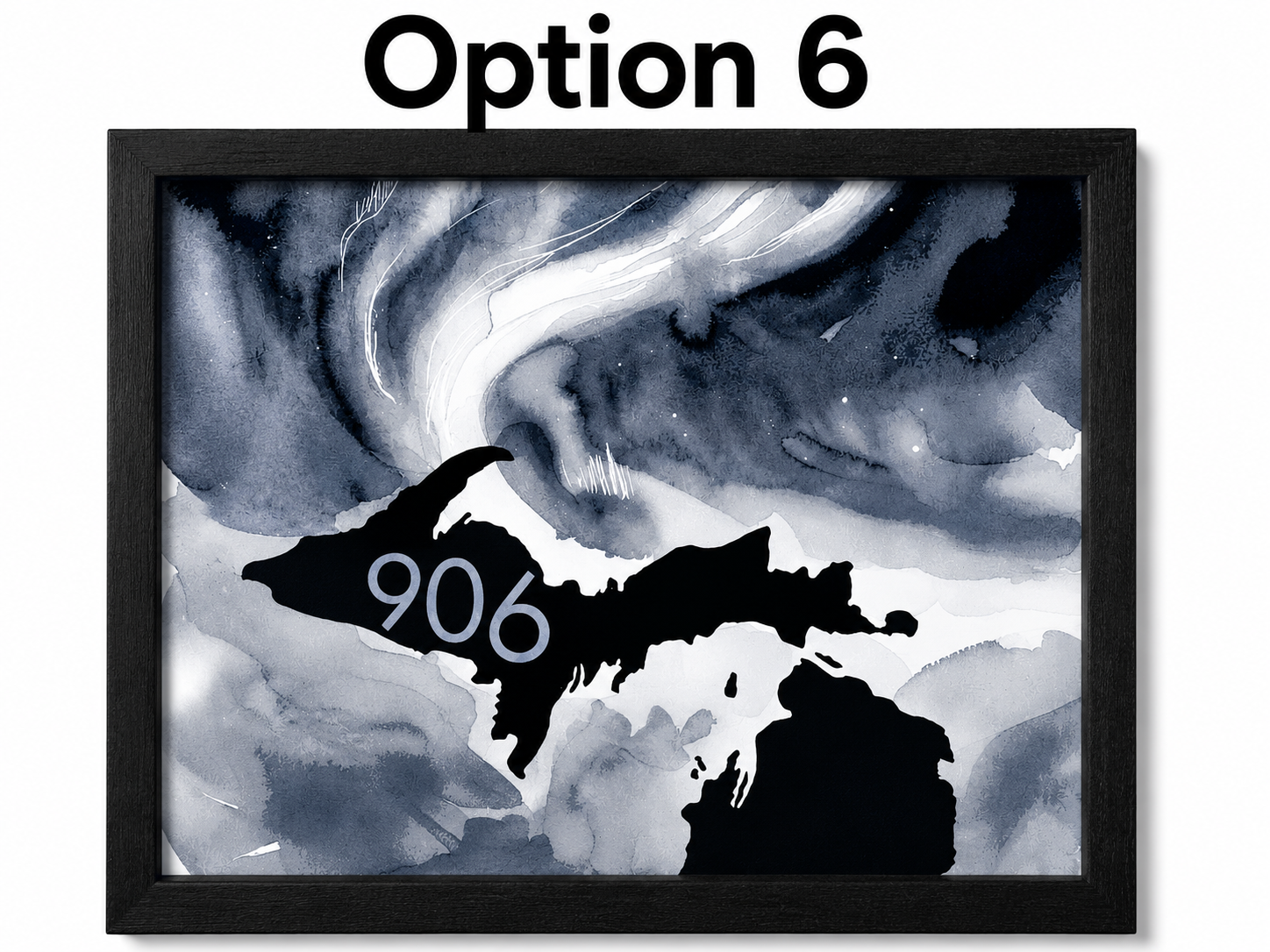 Upper Peninsula Michigan 906 HueForge Filament Painting