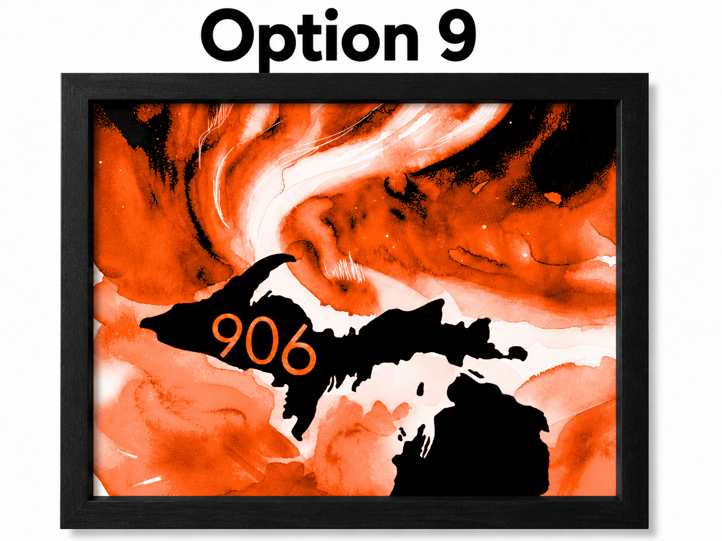 Upper Peninsula Michigan 906 HueForge Filament Painting