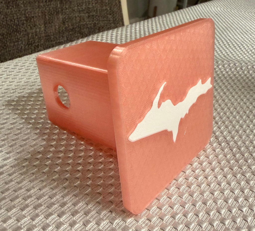 Small Yooper Spirit Hitch Cover - 2" - Upper Peninsula of Michigan