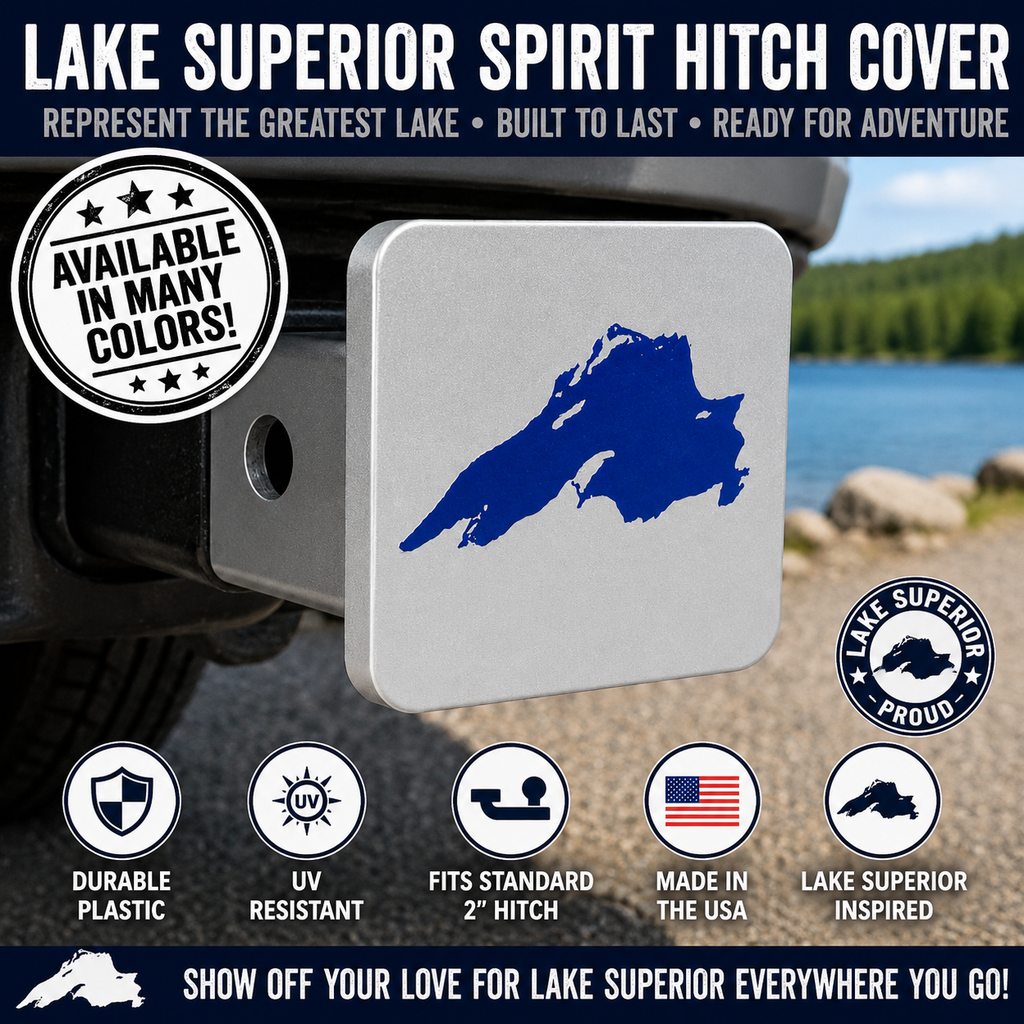Lake Superior Spirit Hitch Cover - 2" - Gitche Gumee