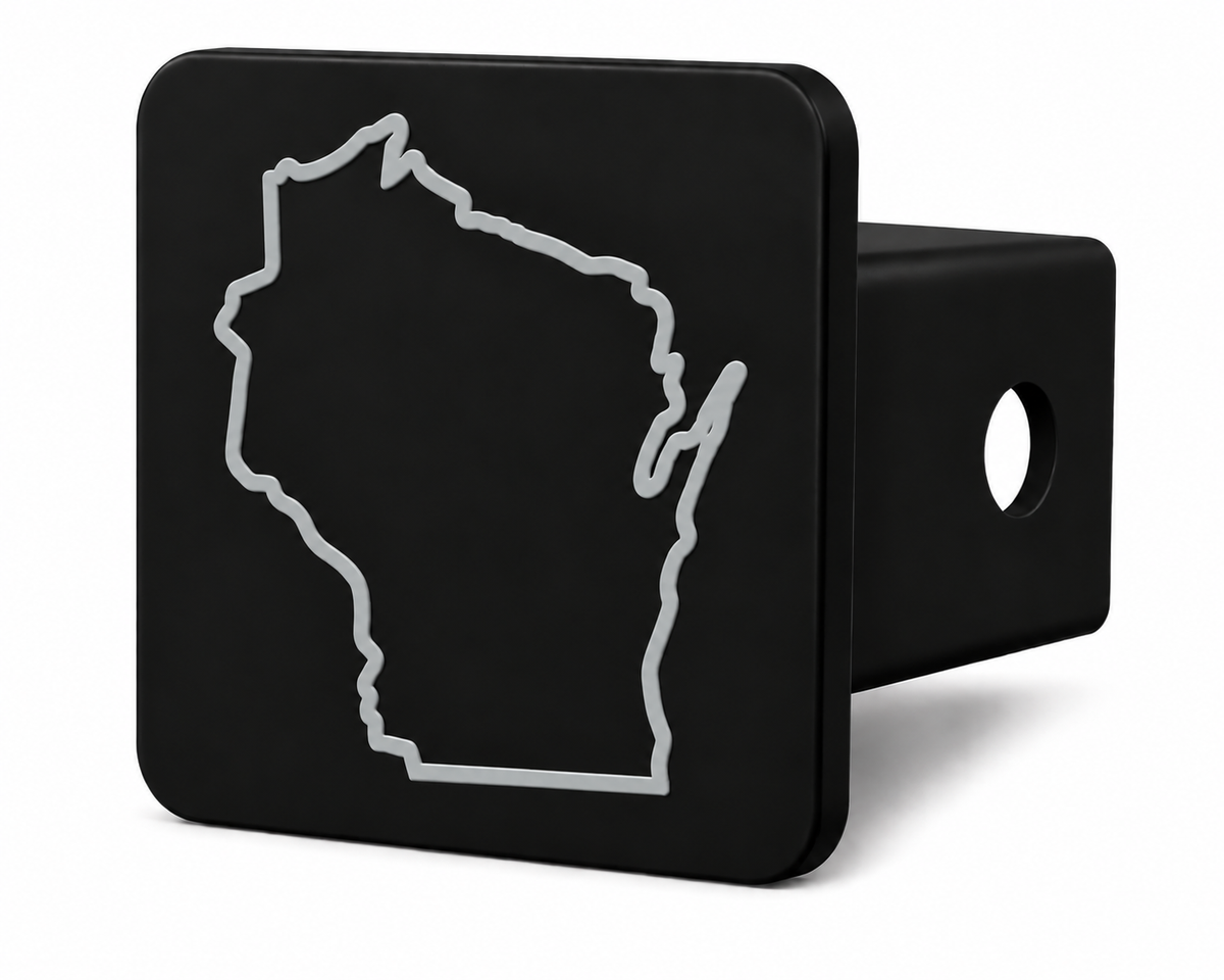 Wisconsin Spirit Hitch Cover – Durable Trailer Hitch Cover - 2"