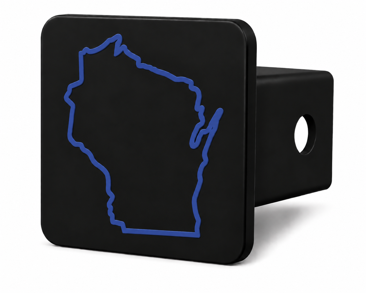 Wisconsin Spirit Hitch Cover – Durable Trailer Hitch Cover - 2"