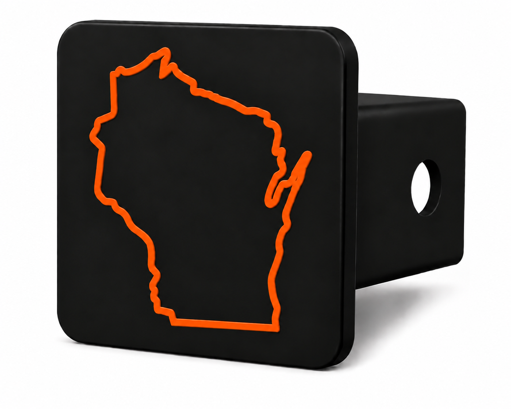 Wisconsin Spirit Hitch Cover – Durable Trailer Hitch Cover - 2"