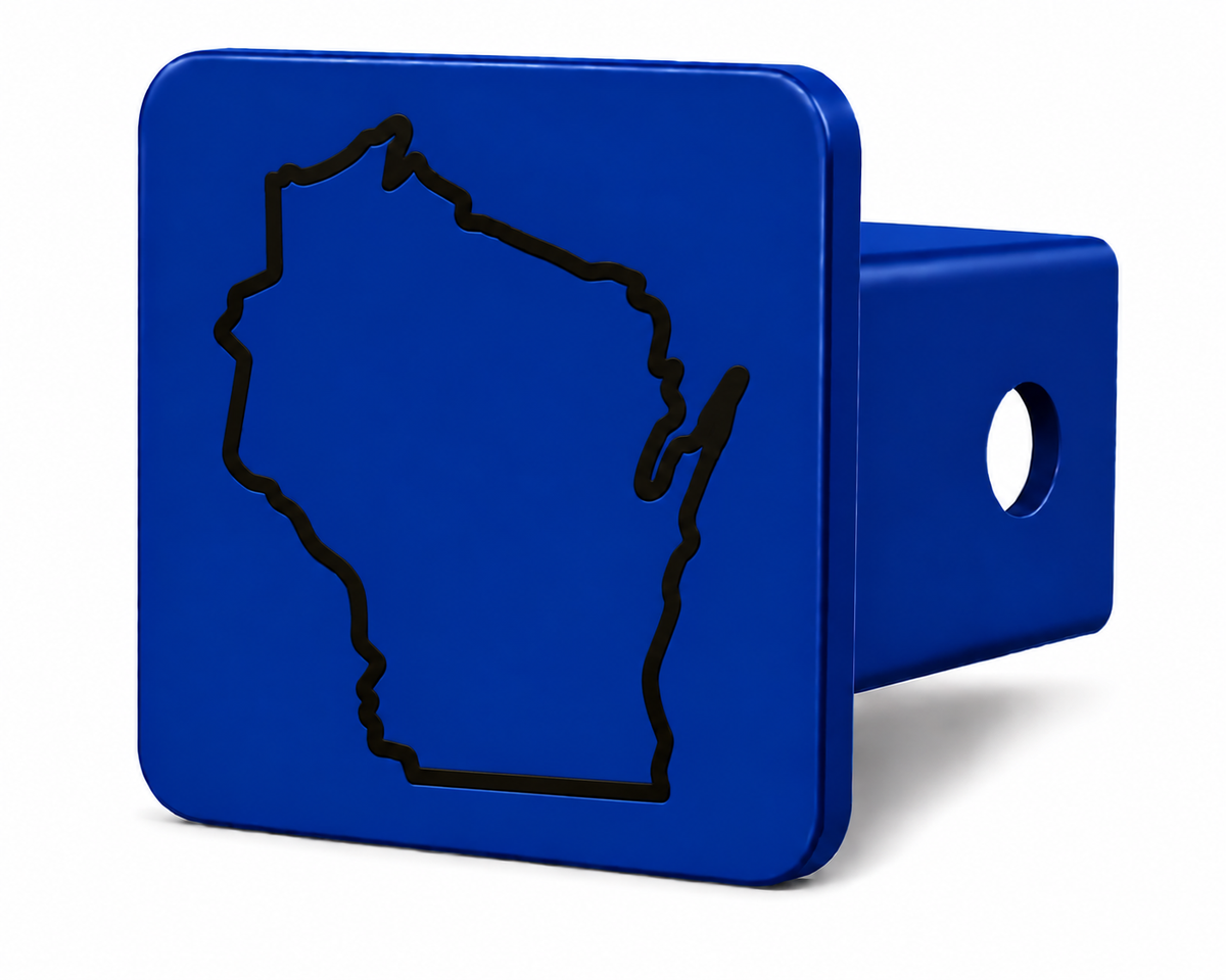 Wisconsin Spirit Hitch Cover – Durable Trailer Hitch Cover - 2"