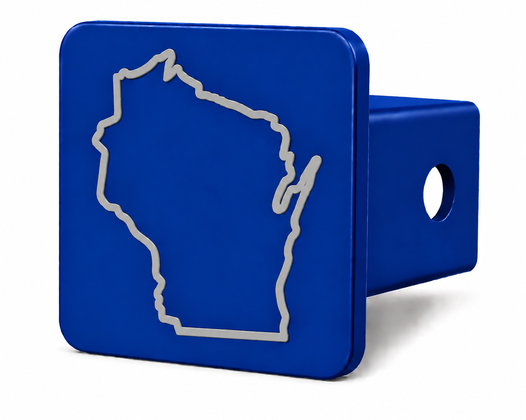 Wisconsin Spirit Hitch Cover – Durable Trailer Hitch Cover - 2"