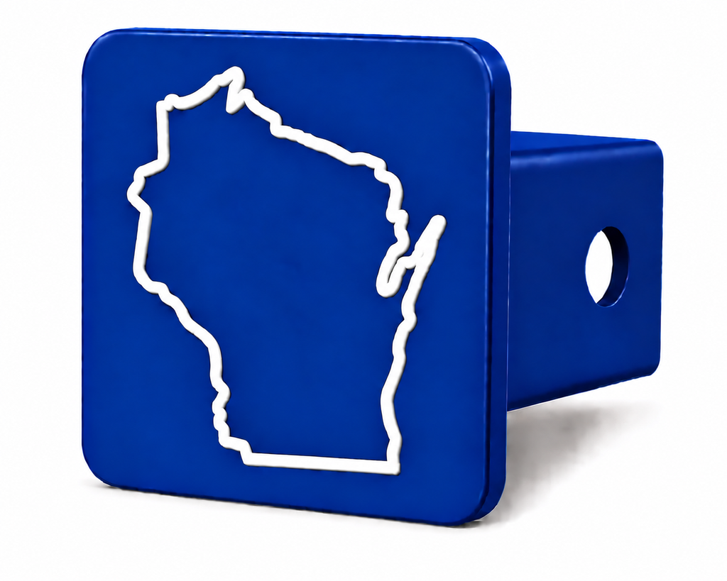Wisconsin Spirit Hitch Cover – Durable Trailer Hitch Cover - 2"