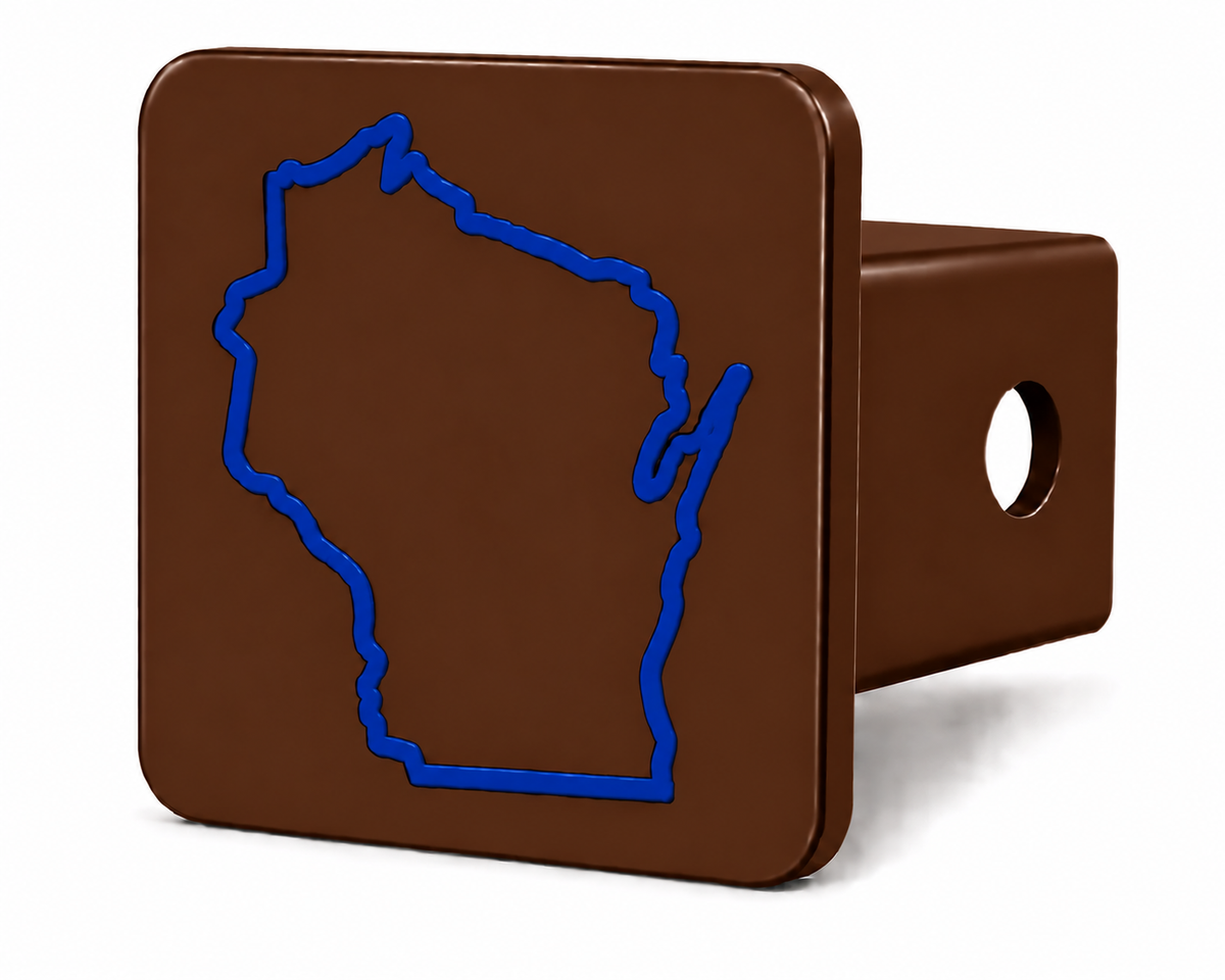 Wisconsin Spirit Hitch Cover – Durable Trailer Hitch Cover - 2"