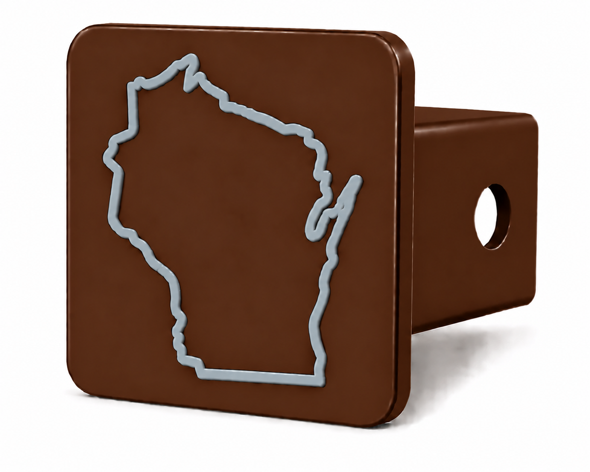 Wisconsin Spirit Hitch Cover – Durable Trailer Hitch Cover - 2"