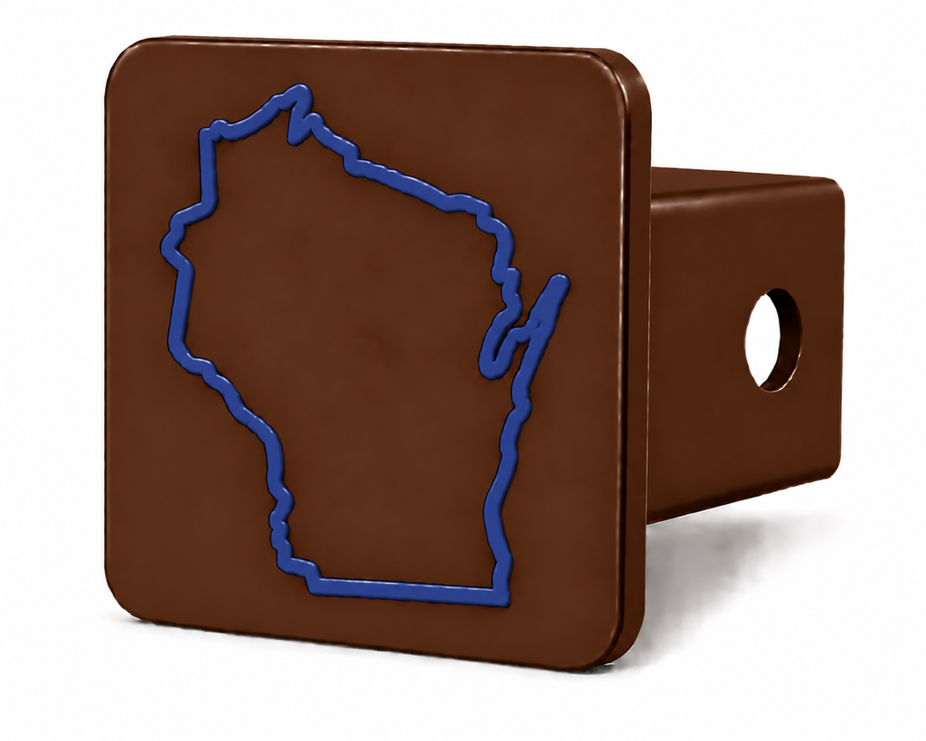 Wisconsin Spirit Hitch Cover – Durable Trailer Hitch Cover - 2"
