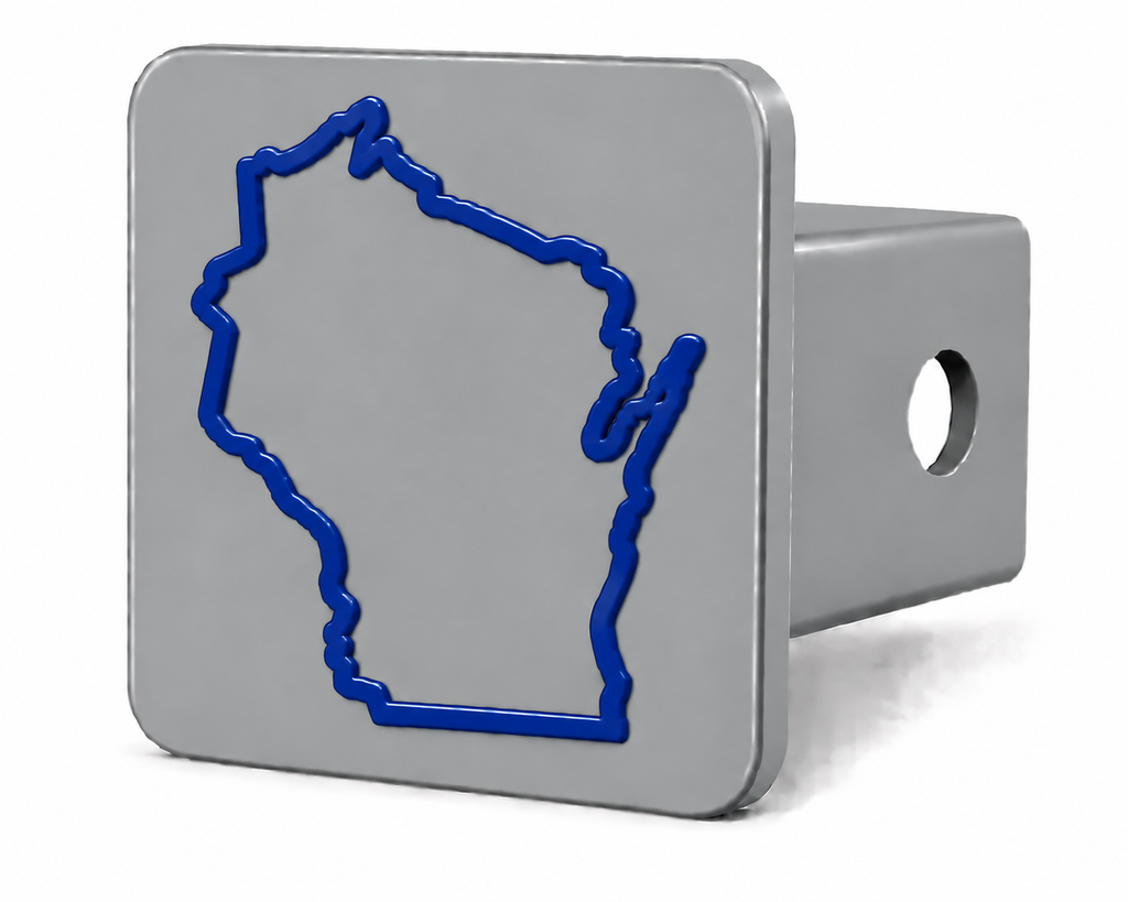 Wisconsin Spirit Hitch Cover – Durable Trailer Hitch Cover - 2"