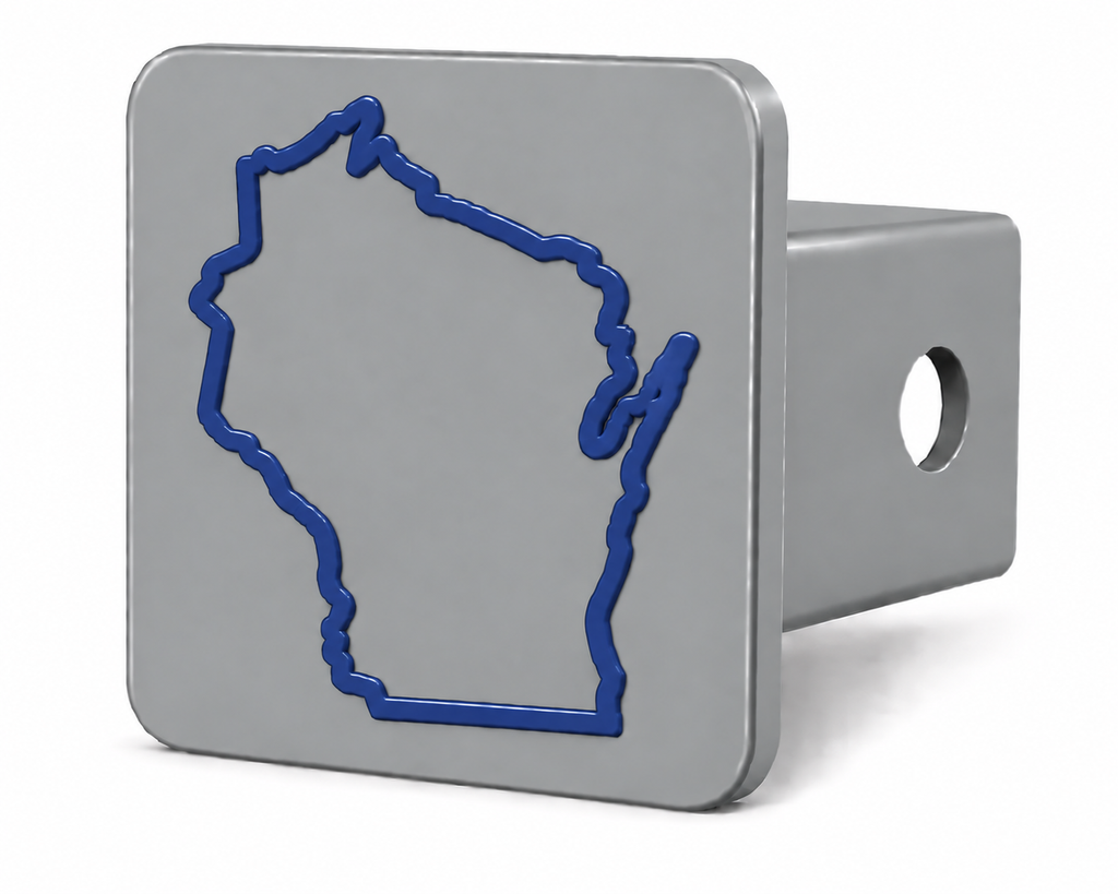 Wisconsin Spirit Hitch Cover – Durable Trailer Hitch Cover - 2"
