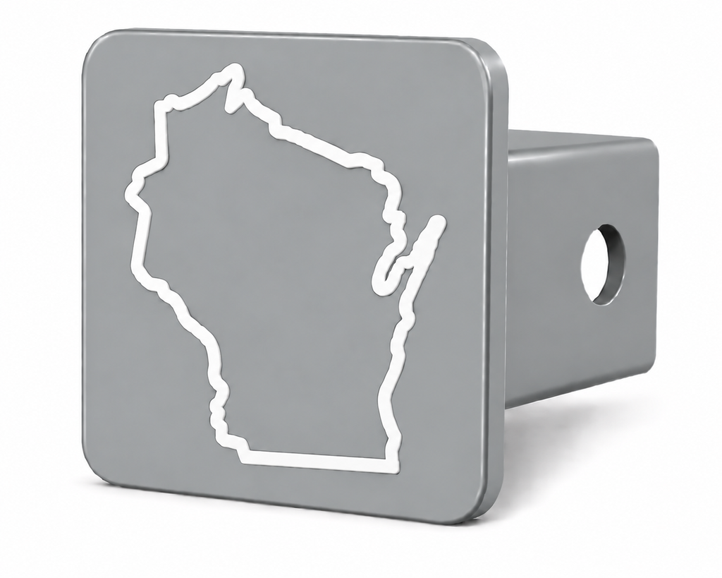 Wisconsin Spirit Hitch Cover – Durable Trailer Hitch Cover - 2"
