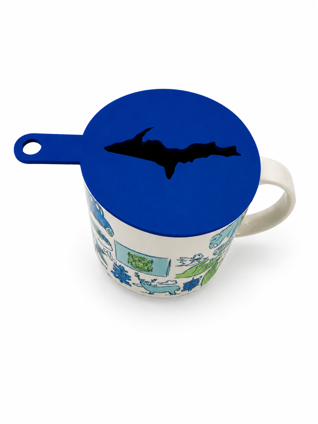 Michigan's Upper Peninsula Latte Coffee Art Topper