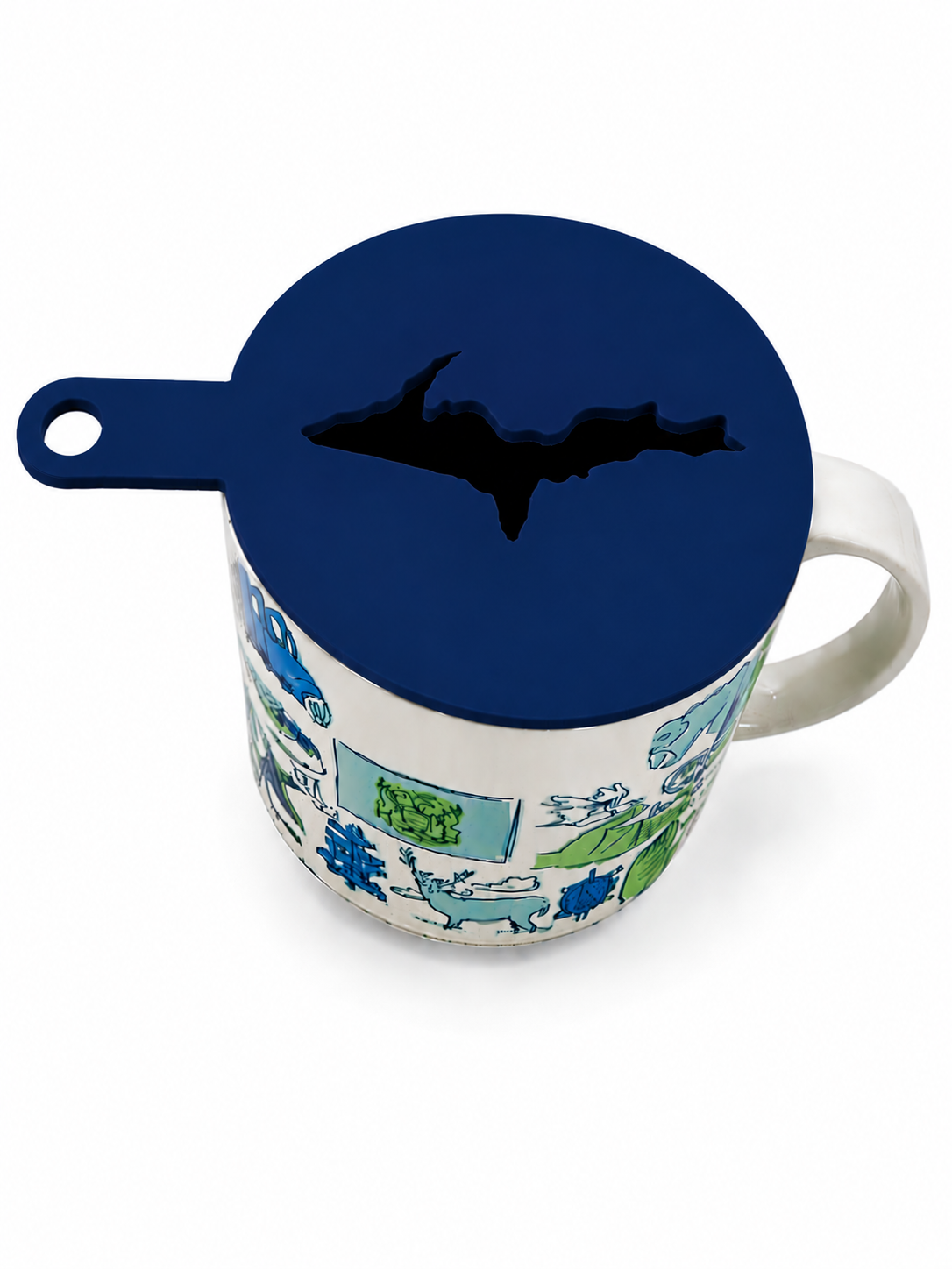 Michigan's Upper Peninsula Latte Coffee Art Topper