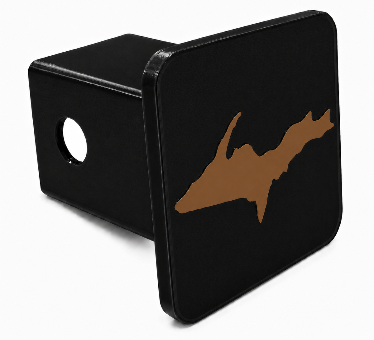 Small Yooper Spirit Hitch Cover - 2" - Upper Peninsula of Michigan