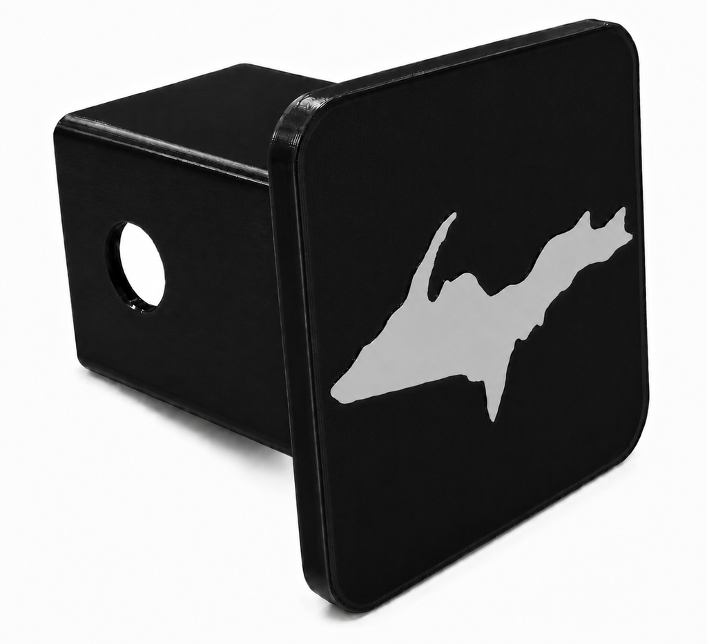 Small Yooper Spirit Hitch Cover - 2" - Upper Peninsula of Michigan