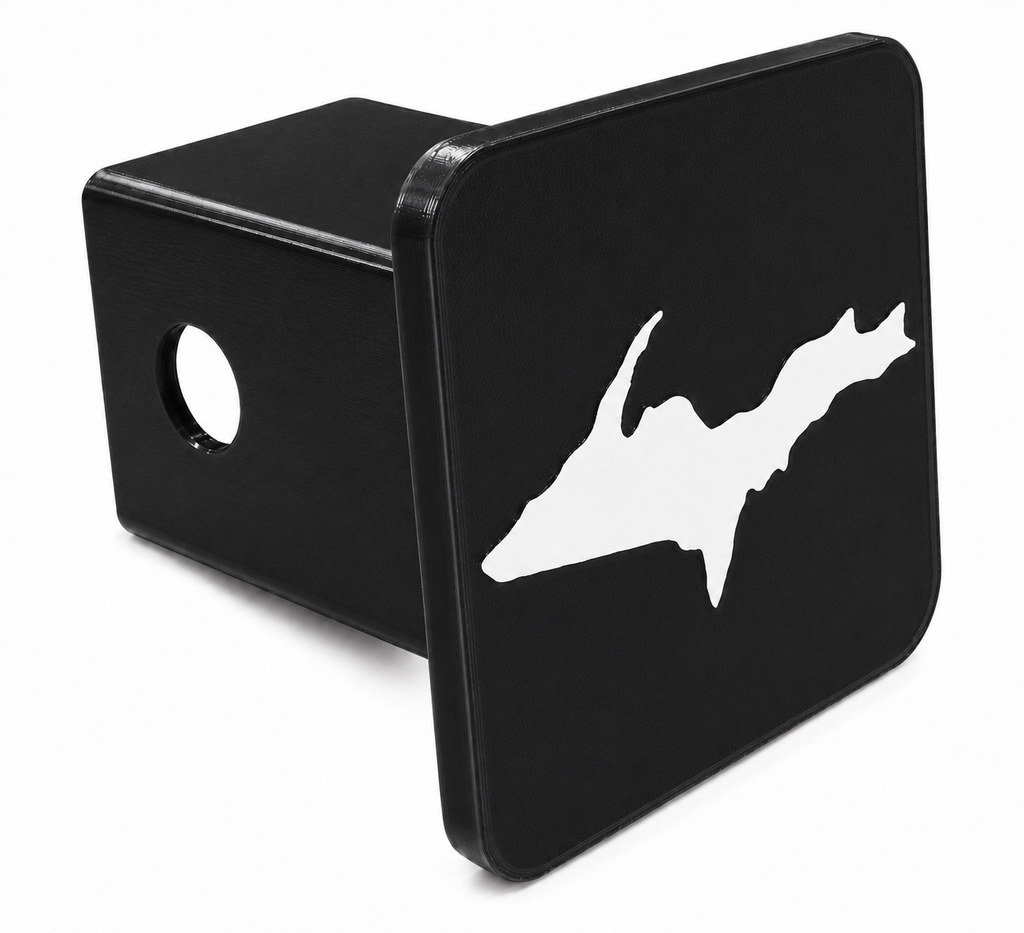 Small Yooper Spirit Hitch Cover - 2" - Upper Peninsula of Michigan