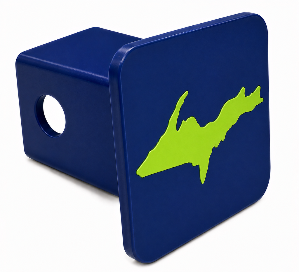 Small Yooper Spirit Hitch Cover - 2" - Upper Peninsula of Michigan