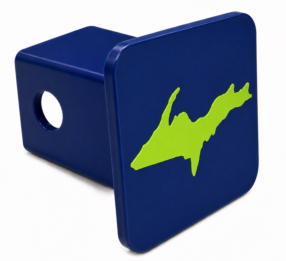 Small Yooper Spirit Hitch Cover - 2" - Upper Peninsula of Michigan