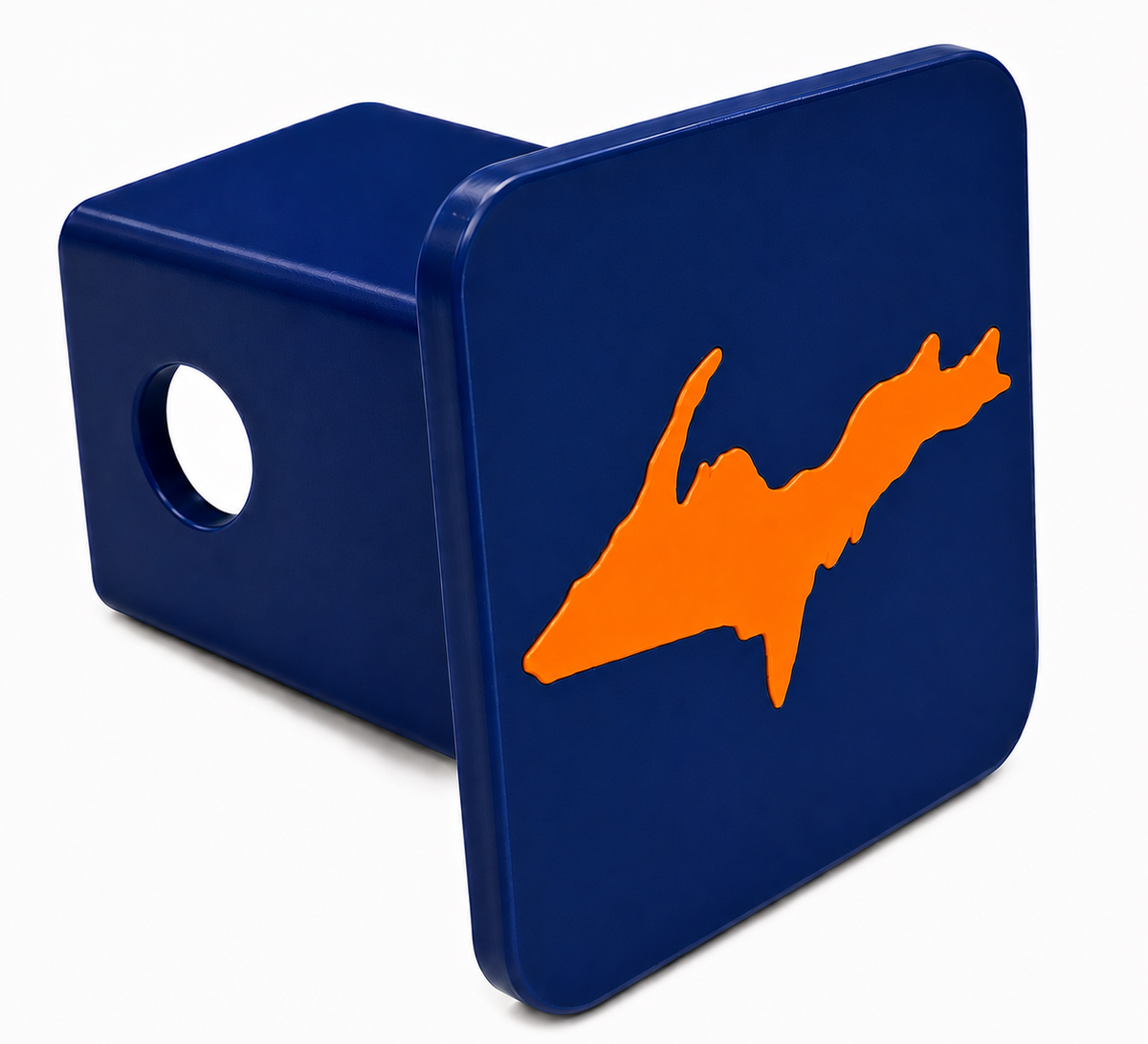 Small Yooper Spirit Hitch Cover - 2" - Upper Peninsula of Michigan