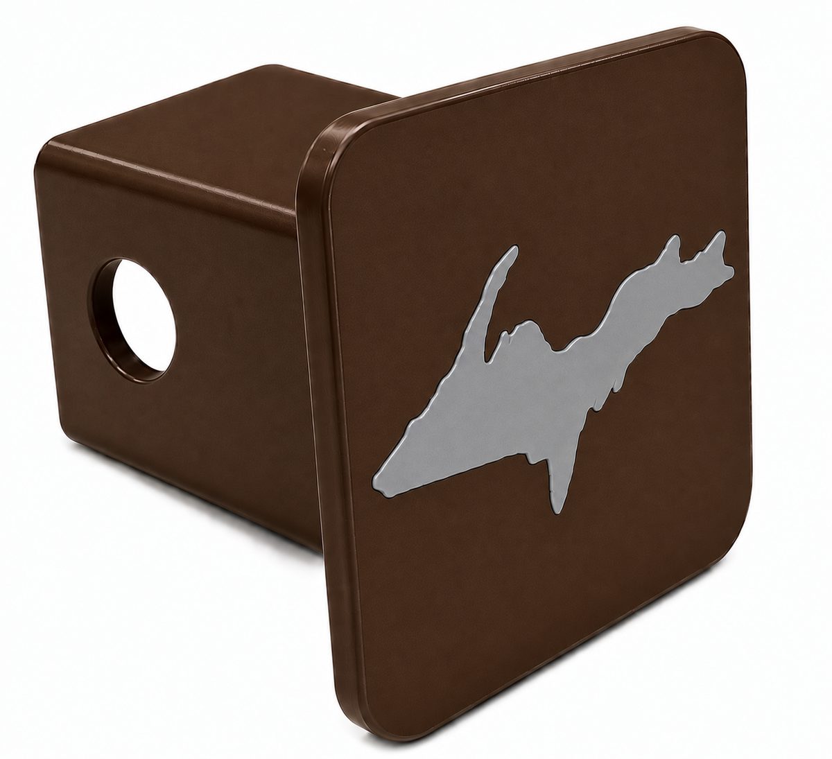 Small Yooper Spirit Hitch Cover - 2" - Upper Peninsula of Michigan