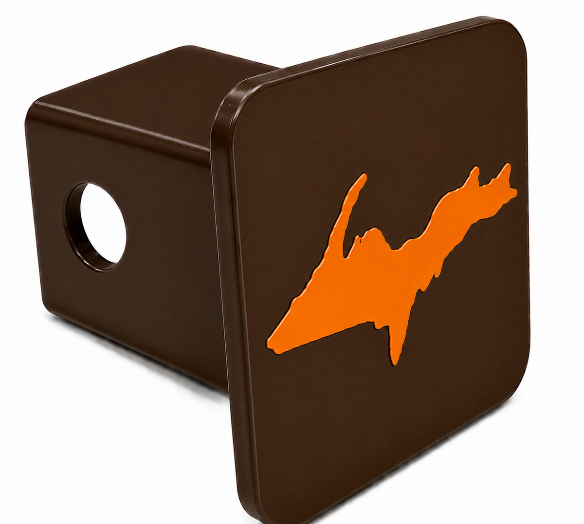 Small Yooper Spirit Hitch Cover - 2" - Upper Peninsula of Michigan