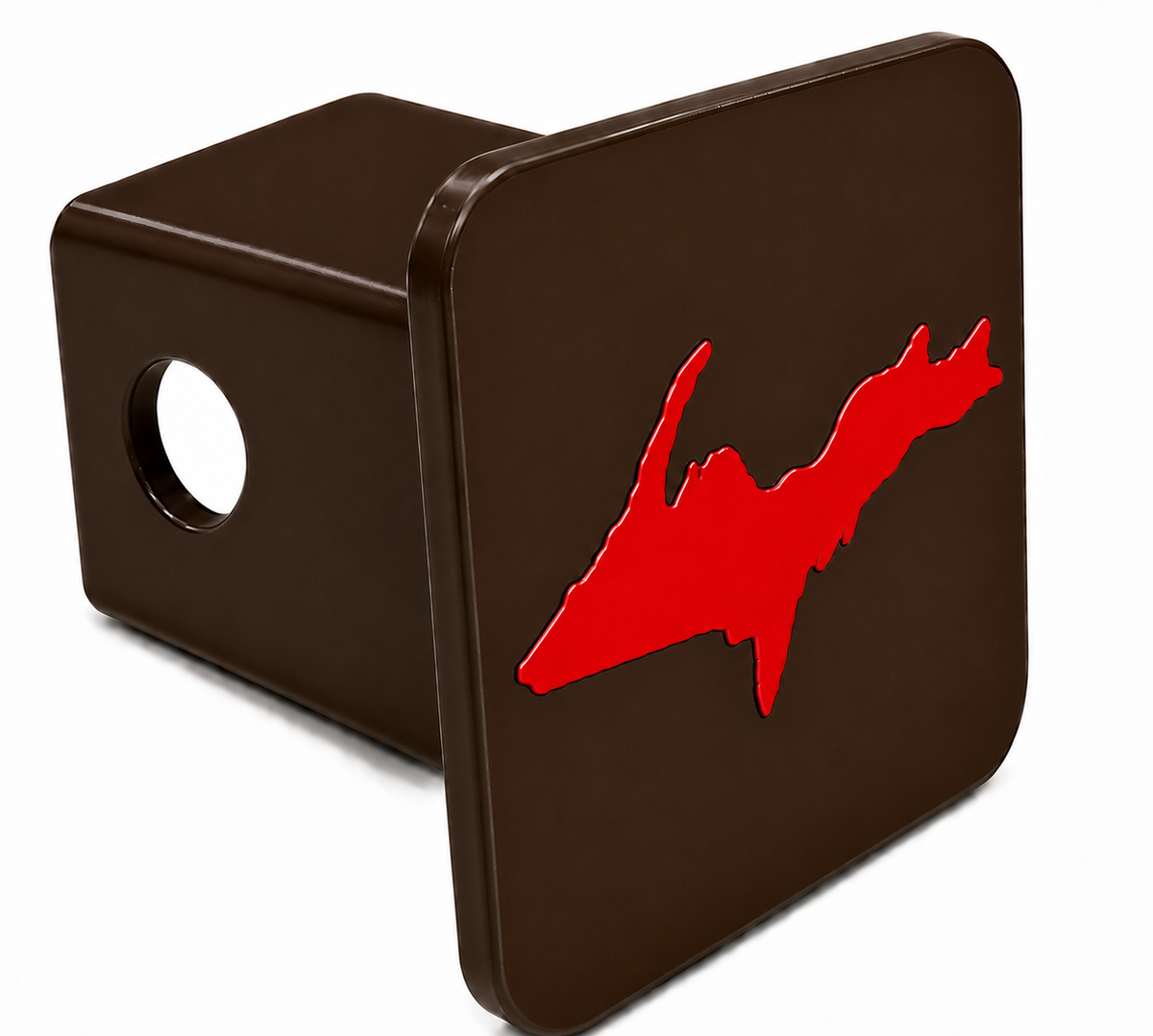 Small Yooper Spirit Hitch Cover - 2" - Upper Peninsula of Michigan