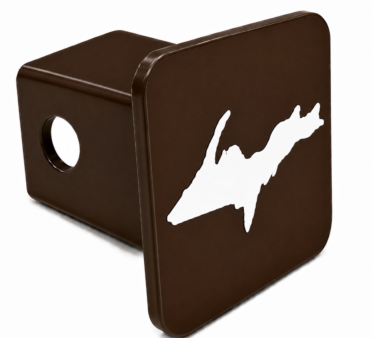 Small Yooper Spirit Hitch Cover - 2" - Upper Peninsula of Michigan