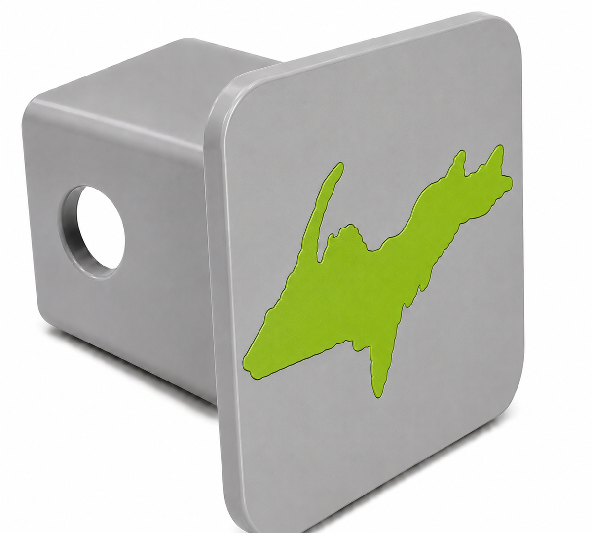 Small Yooper Spirit Hitch Cover - 2" - Upper Peninsula of Michigan