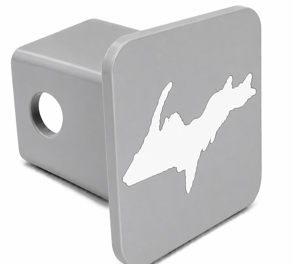 Small Yooper Spirit Hitch Cover - 2" - Upper Peninsula of Michigan