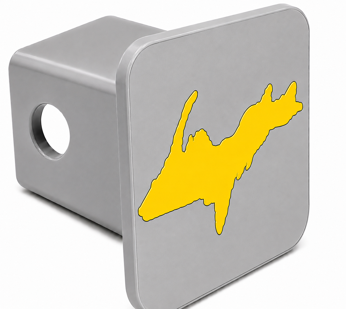 Small Yooper Spirit Hitch Cover - 2" - Upper Peninsula of Michigan