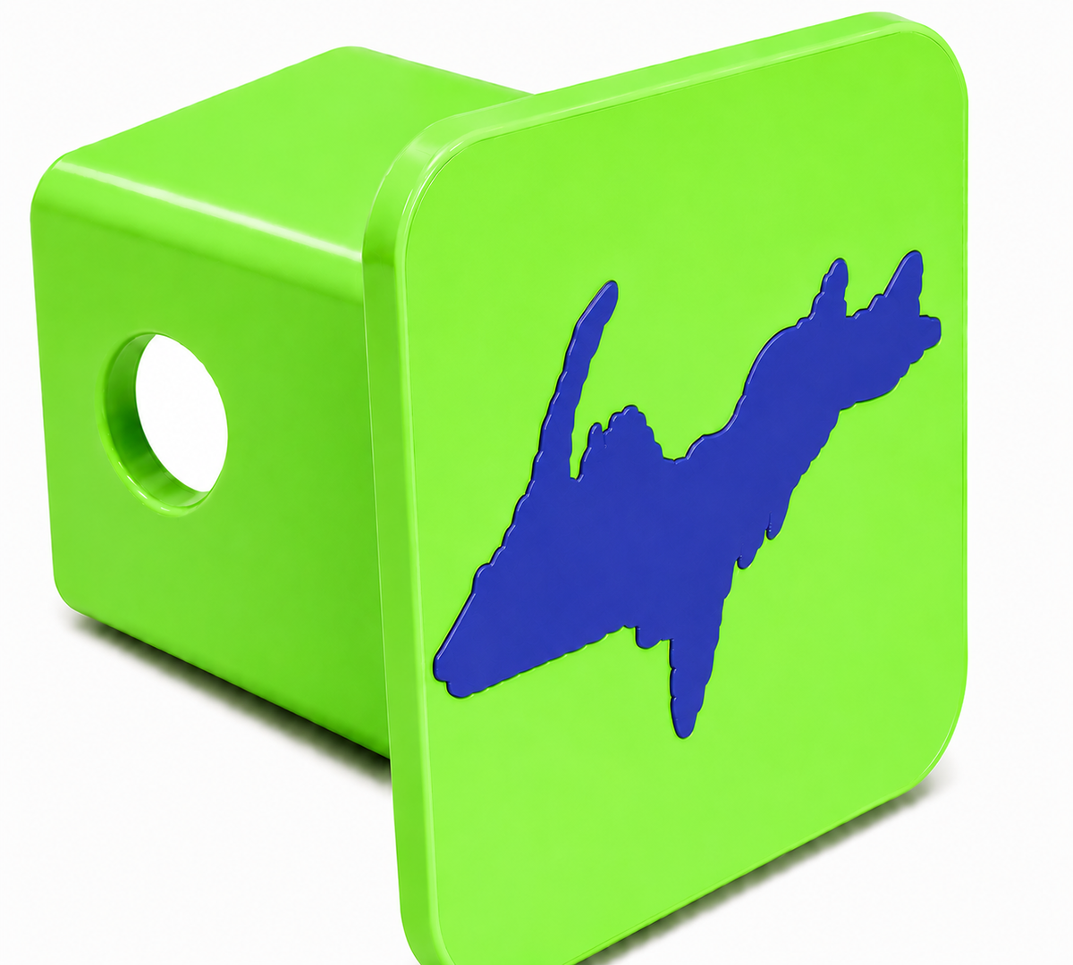 Small Yooper Spirit Hitch Cover - 2" - Upper Peninsula of Michigan