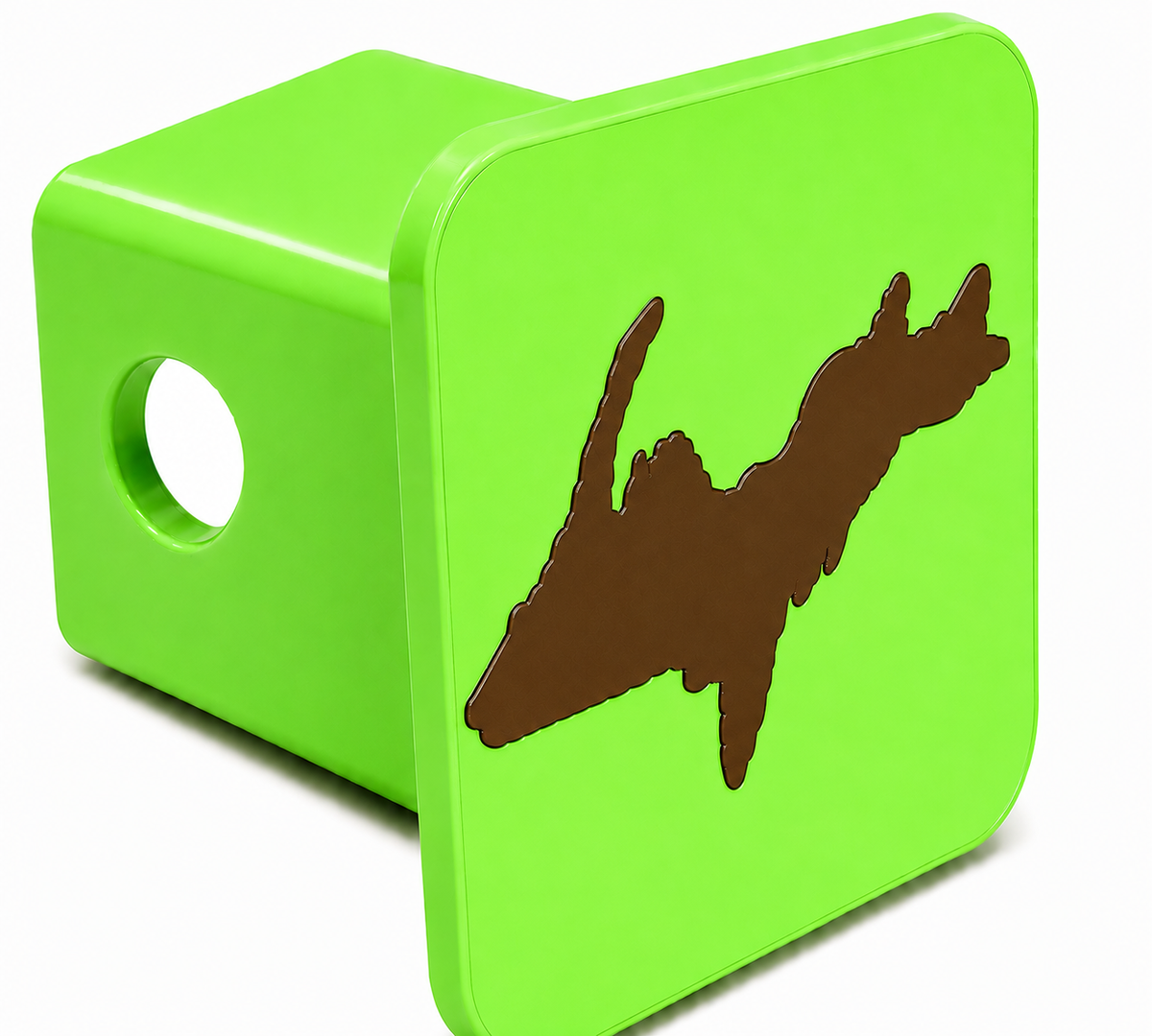 Small Yooper Spirit Hitch Cover - 2" - Upper Peninsula of Michigan
