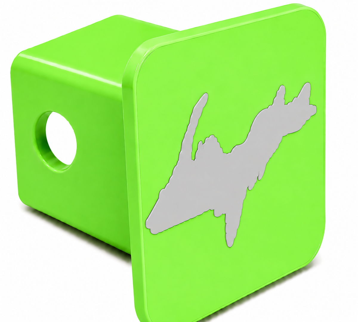 Small Yooper Spirit Hitch Cover - 2" - Upper Peninsula of Michigan