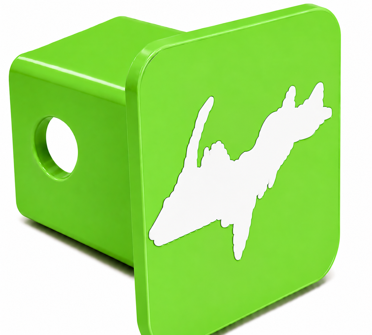 Small Yooper Spirit Hitch Cover - 2" - Upper Peninsula of Michigan