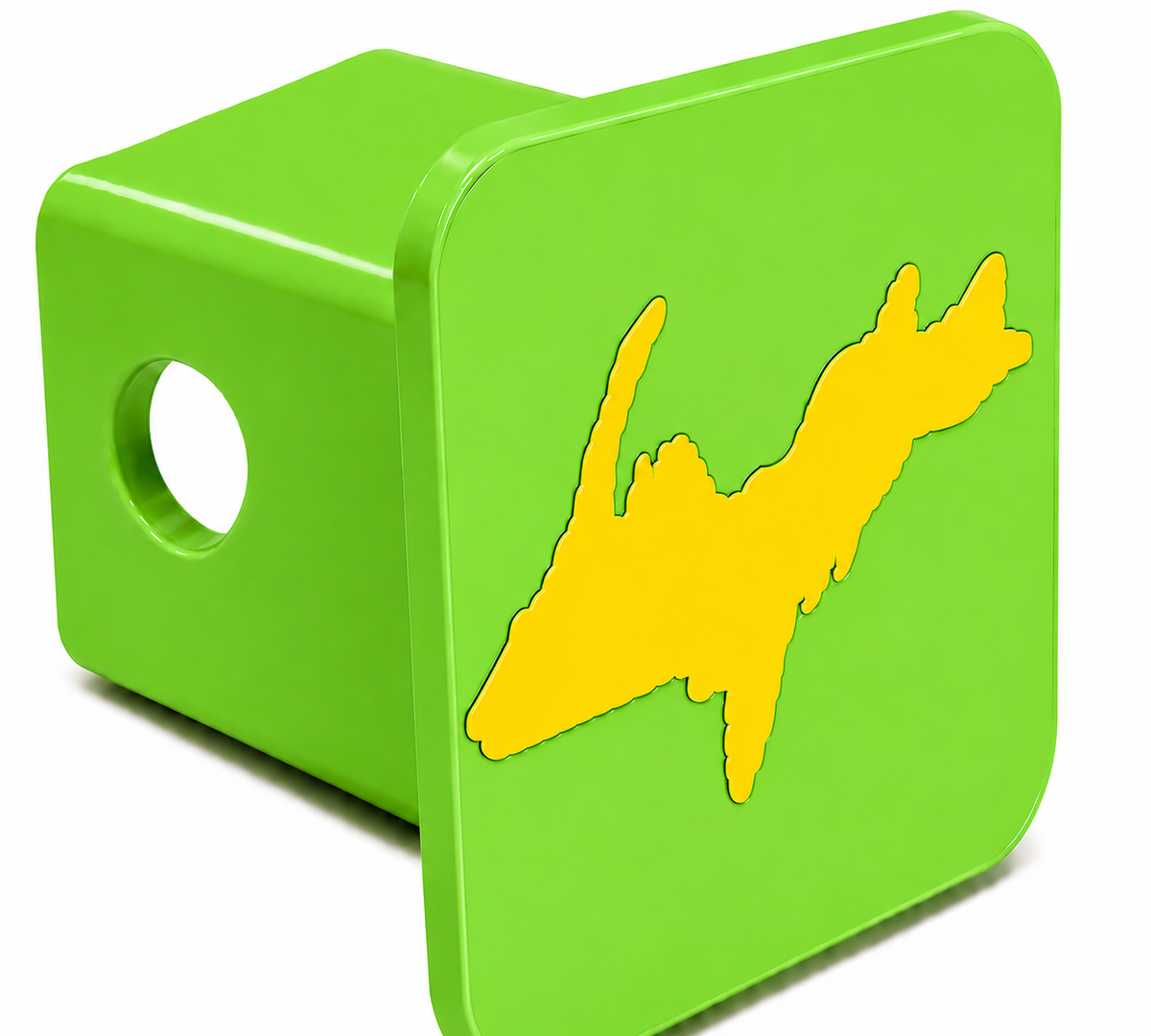 Small Yooper Spirit Hitch Cover - 2" - Upper Peninsula of Michigan