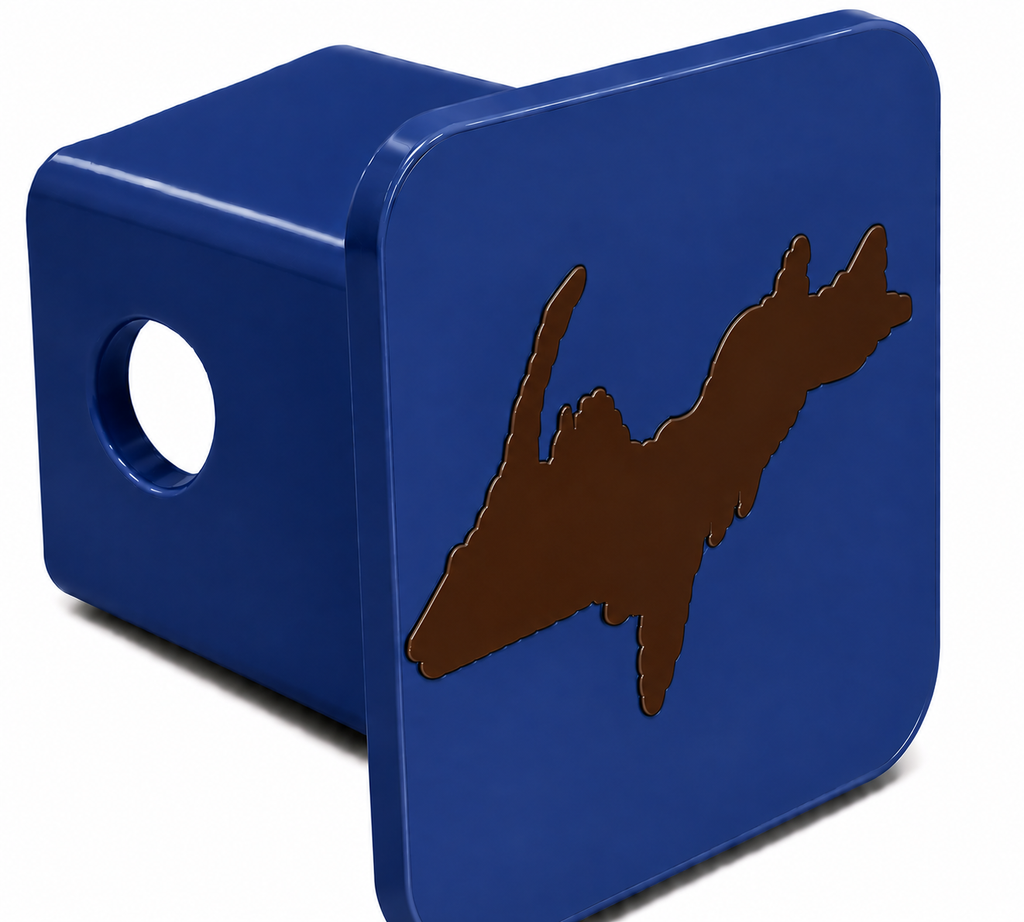 Small Yooper Spirit Hitch Cover - 2" - Upper Peninsula of Michigan