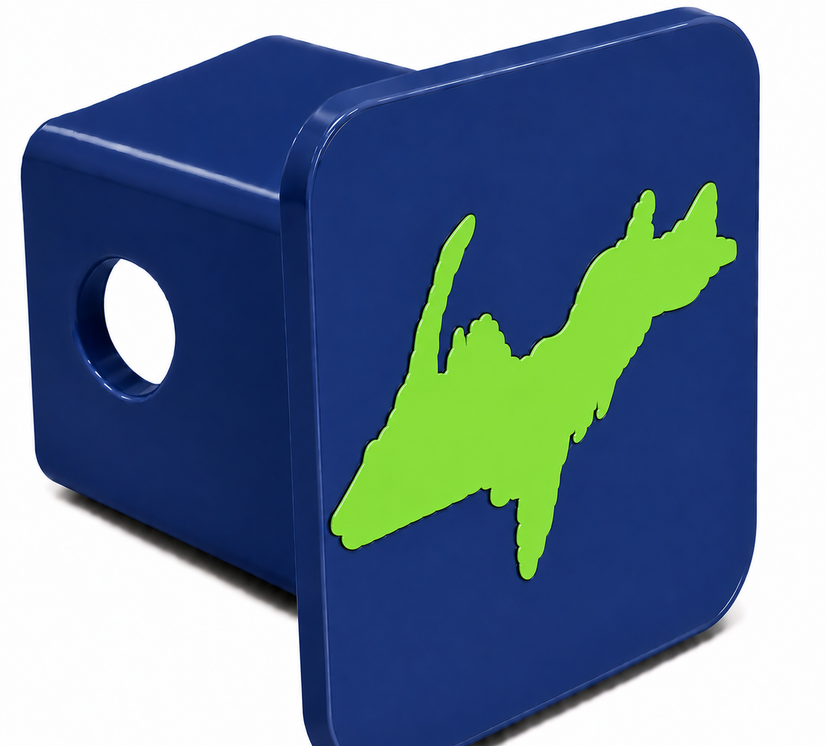 Small Yooper Spirit Hitch Cover - 2" - Upper Peninsula of Michigan