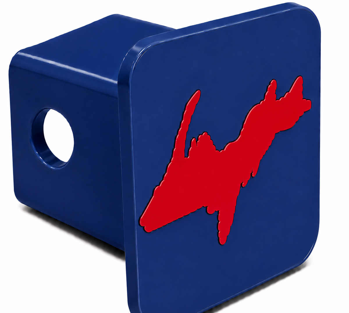 Small Yooper Spirit Hitch Cover - 2" - Upper Peninsula of Michigan