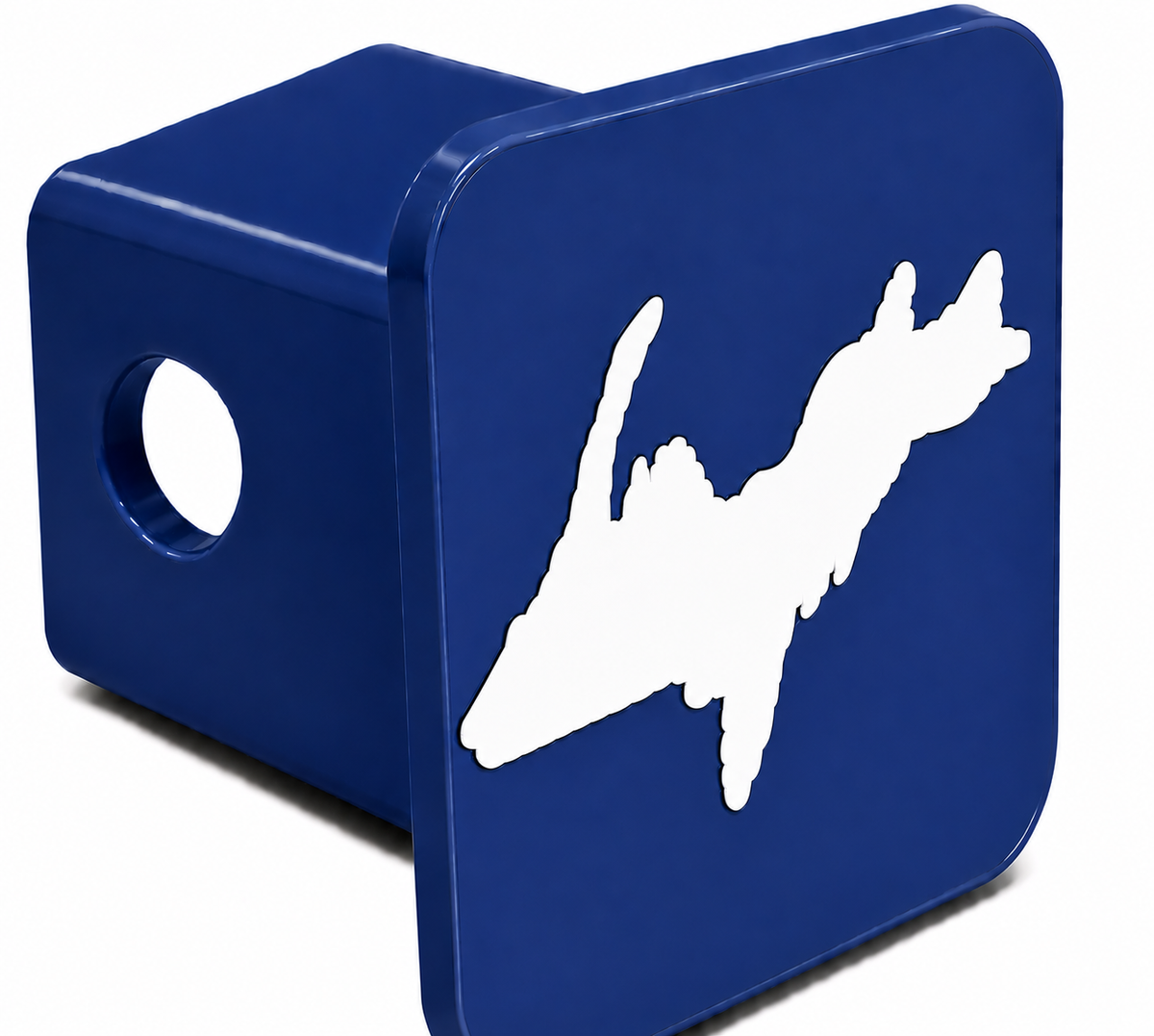 Small Yooper Spirit Hitch Cover - 2" - Upper Peninsula of Michigan