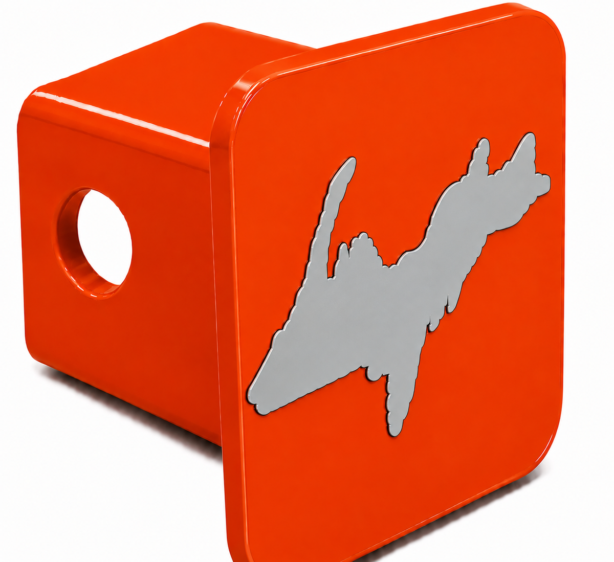 Small Yooper Spirit Hitch Cover - 2" - Upper Peninsula of Michigan